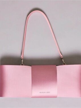 New Charles & Keith Satin Ribbon bag
